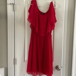 Women’s red party dress